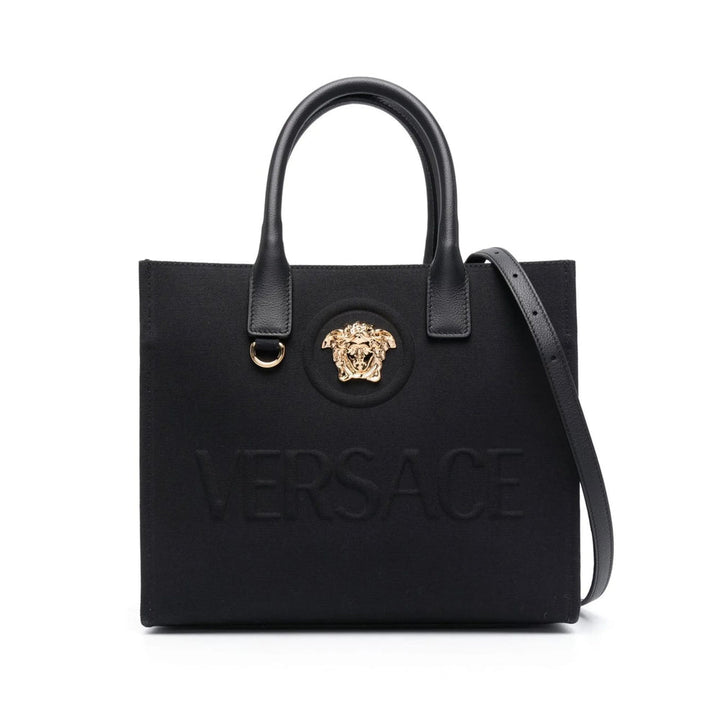 Versace Black Tote Bags Women