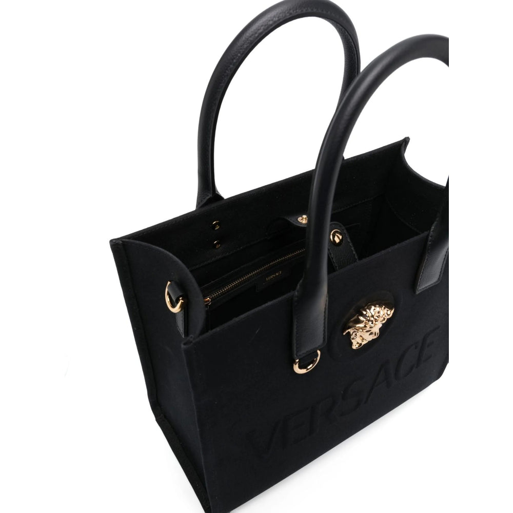 Versace Black Tote Bags Women