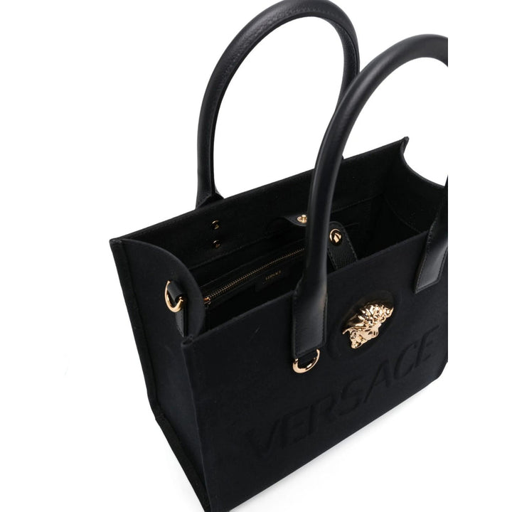 Versace Black Tote Bags Women