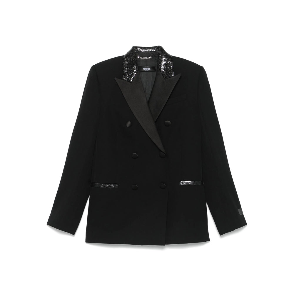 Versace Black Jackets - Blazers Women