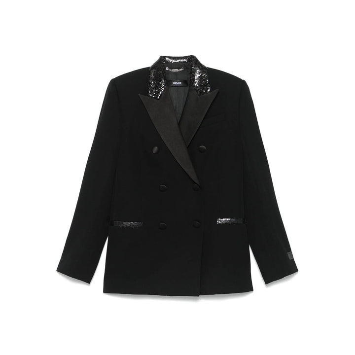 Versace Black Jackets - Blazers Women