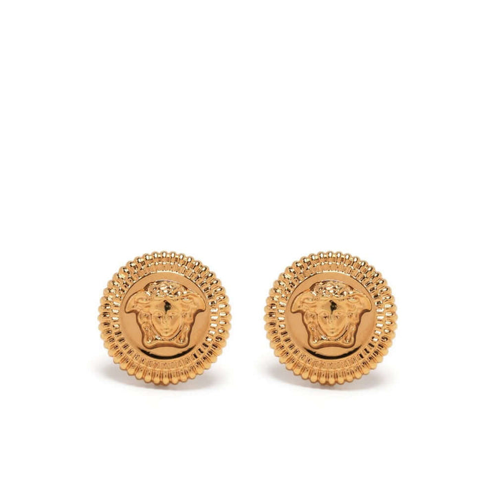 Versace Gold Earrings Men