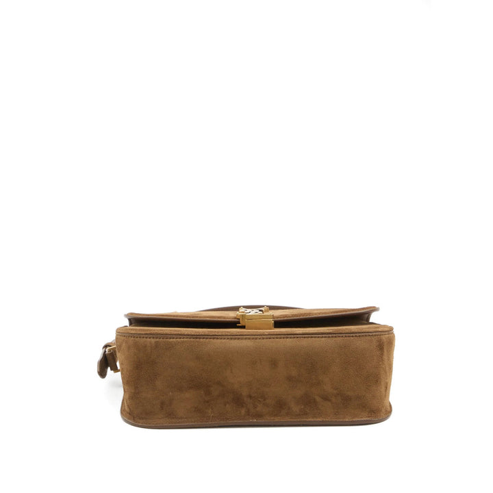 Saint Laurent Brown Shoulder Bags Women