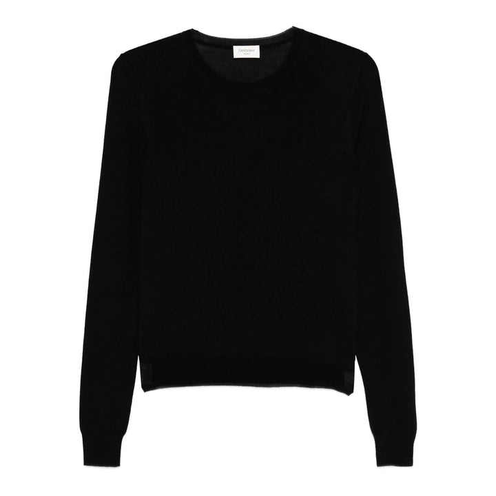 Saint Laurent Black Tops - Sweatshirts Women