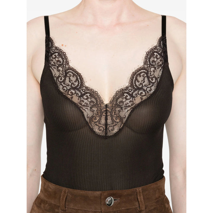 Saint Laurent Black Tops - Vests & Tank Tops Women