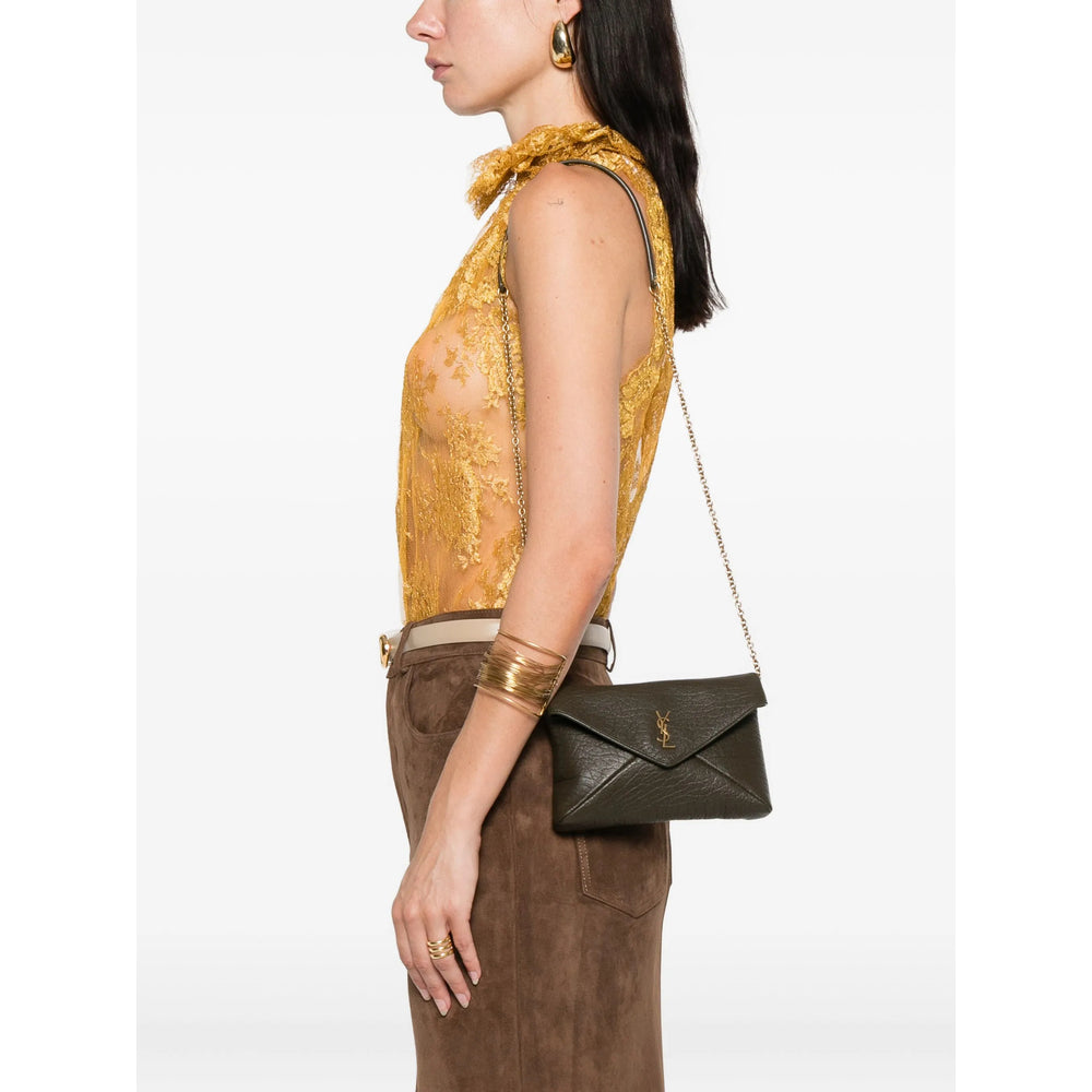 Saint Laurent Green Satchels & Cross Body Bags Women