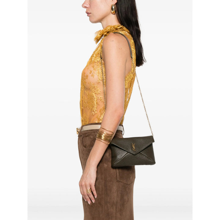 Saint Laurent Green Satchels & Cross Body Bags Women