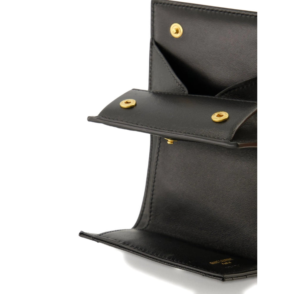 Saint Laurent Black Wallets & Purses Women