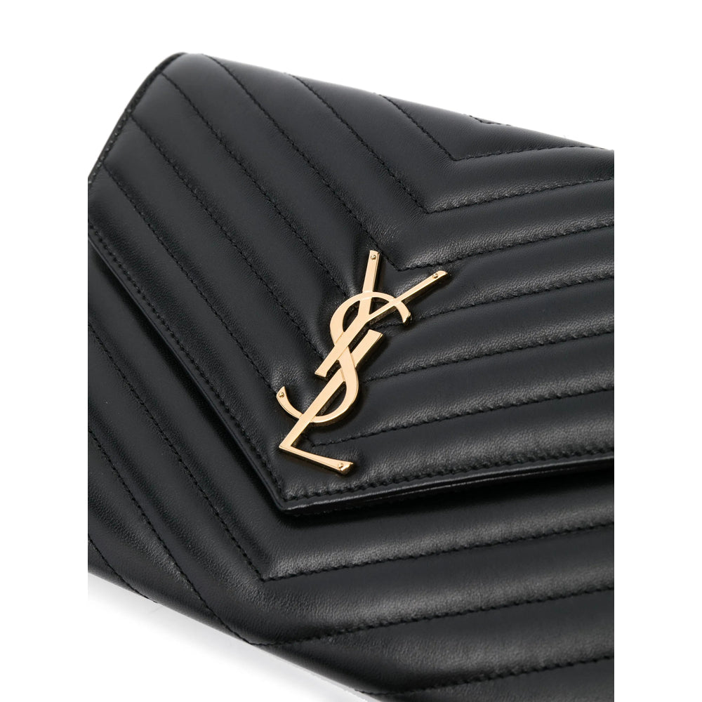 Saint Laurent Black Clutch Bags Women
