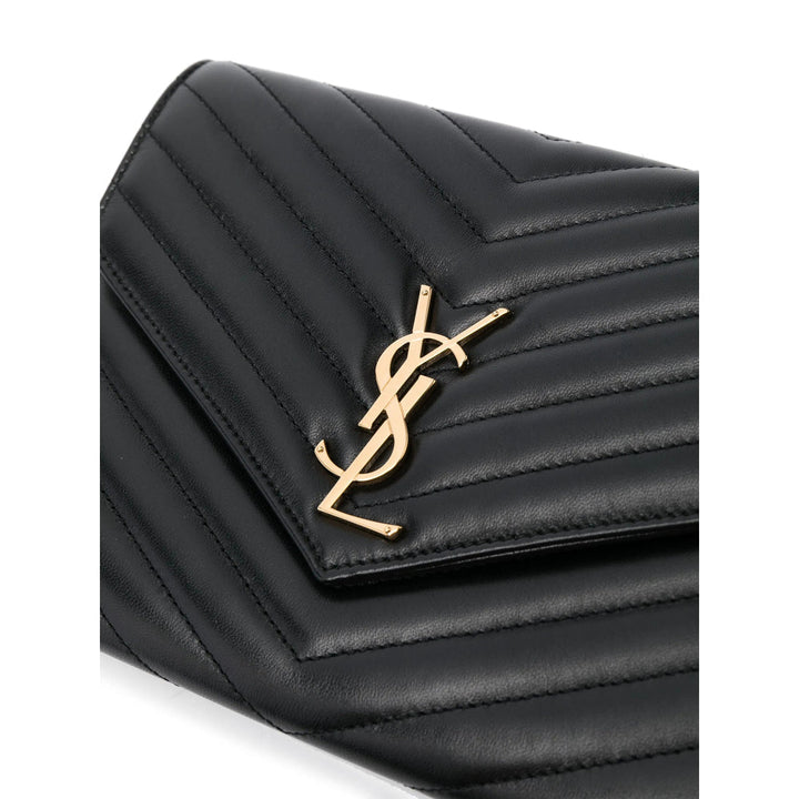 Saint Laurent Black Clutch Bags Women
