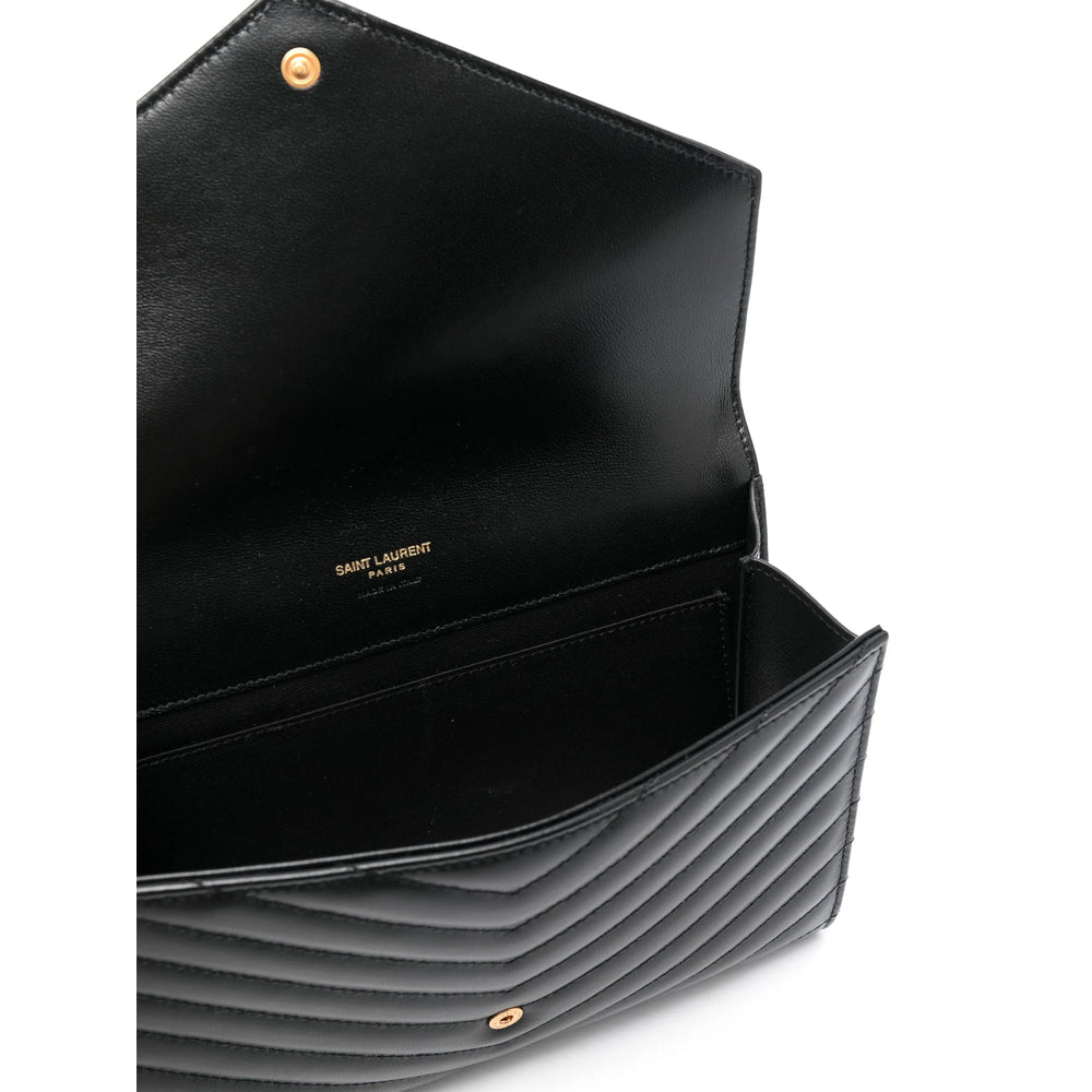 Saint Laurent Black Clutch Bags Women