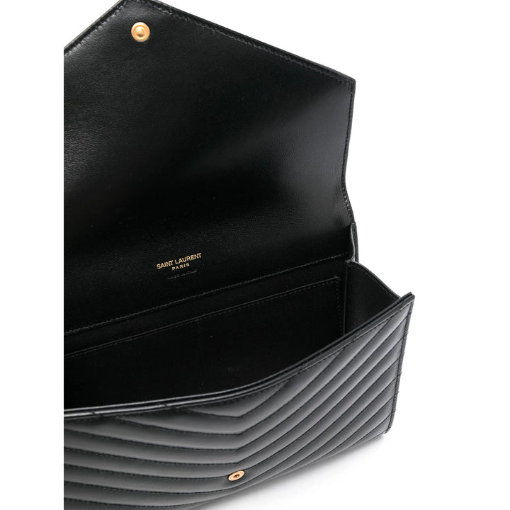 Saint Laurent Black Clutch Bags Women