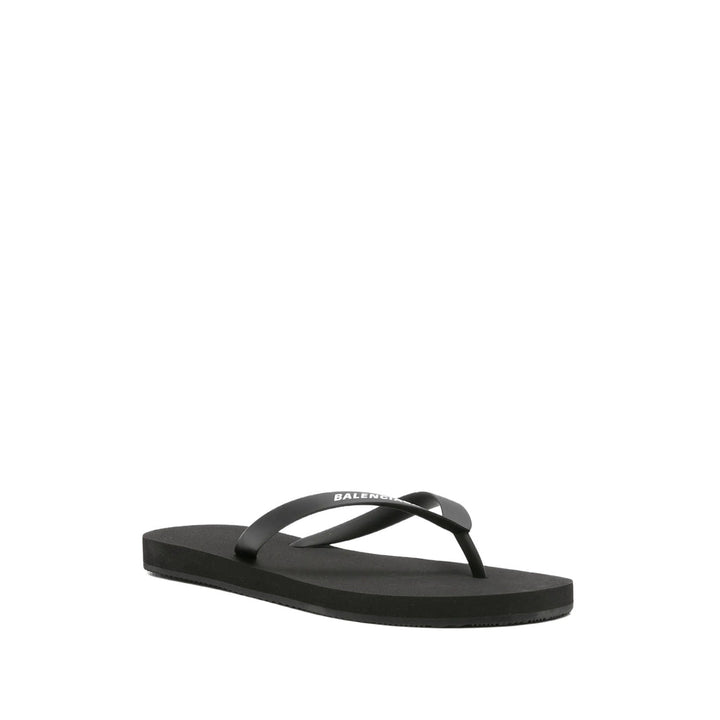 Balenciaga Black Flip-Flops & Slides Women