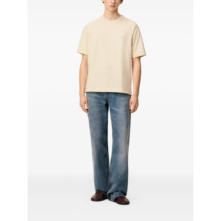 Ami Paris Neutrals T-Shirts & Vests - T-Shirts Men