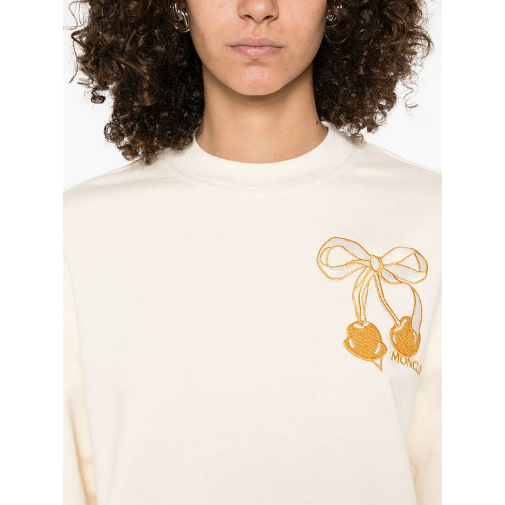 Moncler Neutrals Tops - Sweatshirts Women