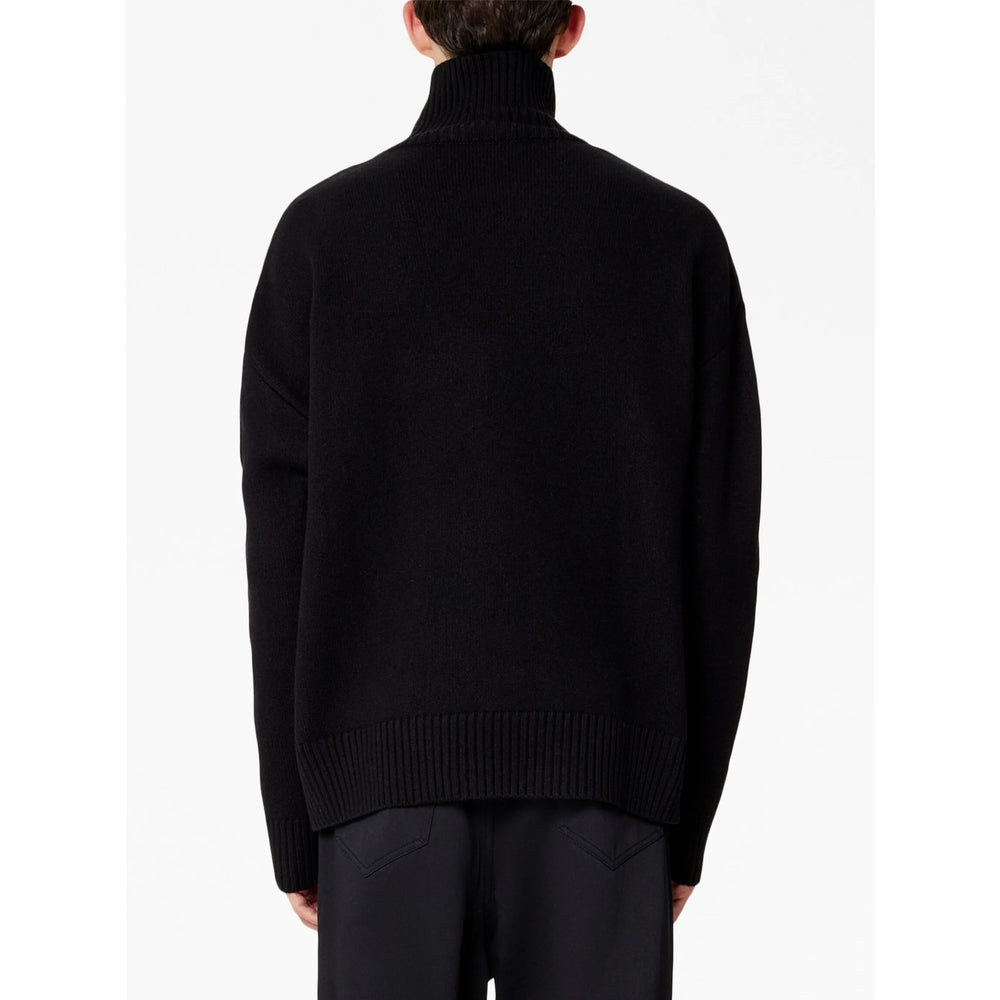 Ami Paris Black Sweaters & Knitwear - Jumpers Men