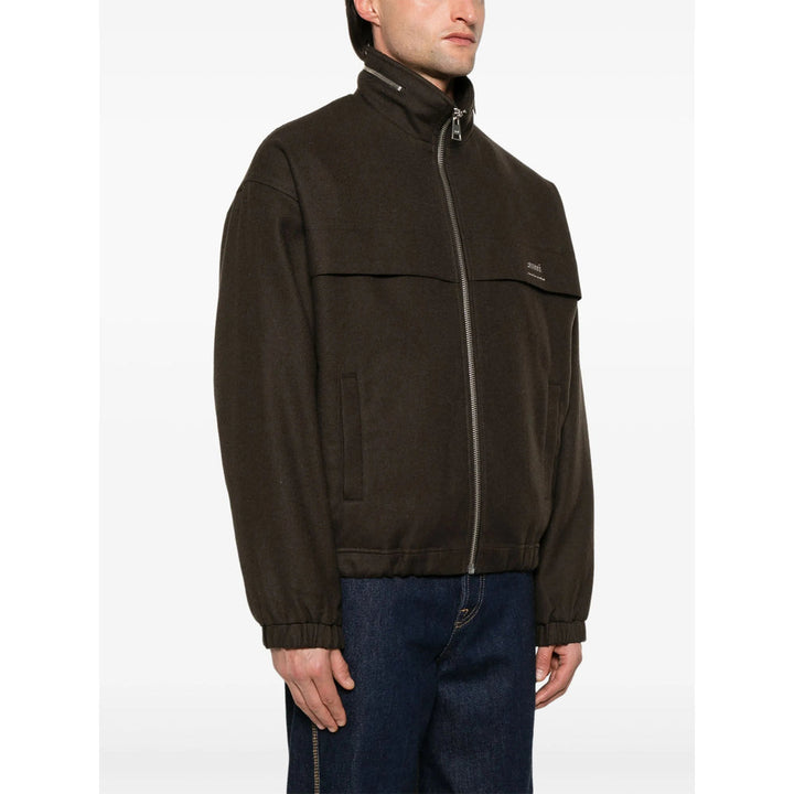Ami Paris Brown Jackets - Bomber Jackets Men