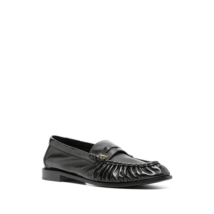 Saint Laurent Black Loafers Men