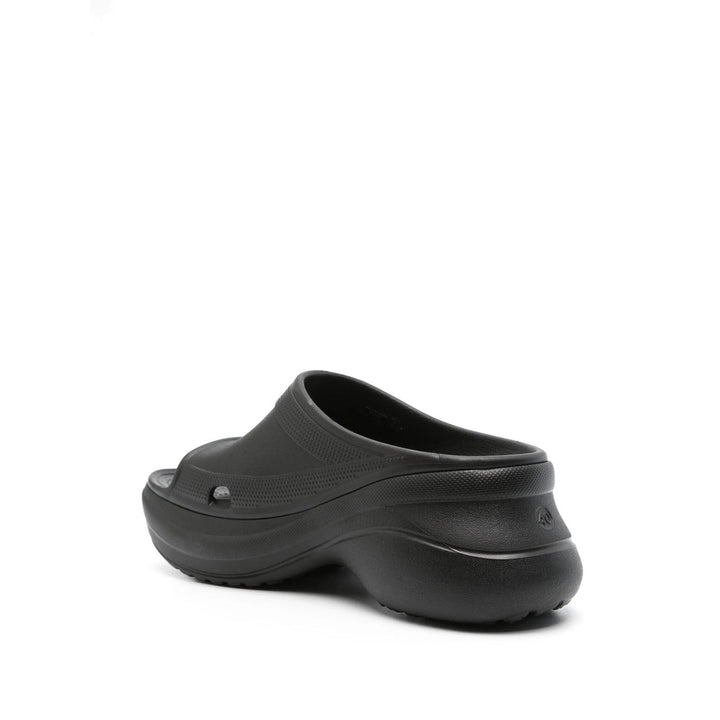 Balenciaga Black Flip-Flops & Slides Women