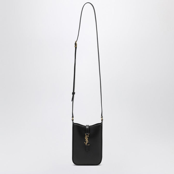 Saint Laurent Black Leather 5 To 7 Mini Bag Women