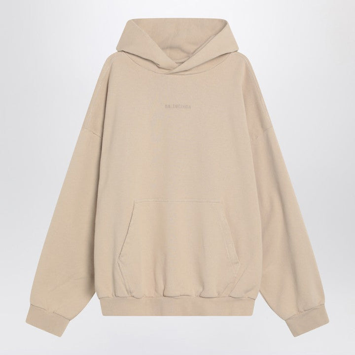 Balenciaga Beige New Balenciaga Back Sweatshirt Men