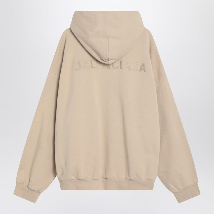 Balenciaga Beige New Balenciaga Back Sweatshirt Men