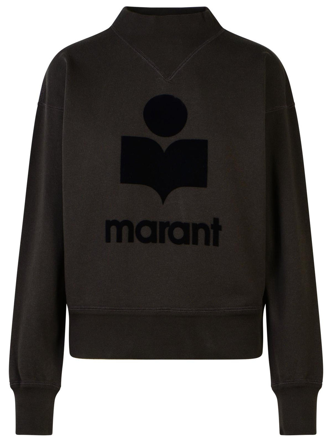 Isabel Marant Etoile 'Moby' Black Cotton Blend Sweatshirt Women