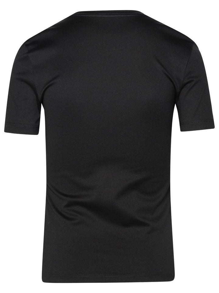 Versace Black Cotton T-Shirt Women