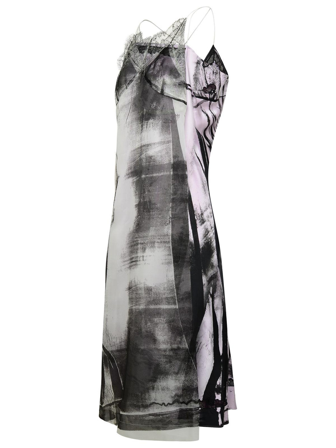 Maison Margiela 'Freeze-Frame' Multicoloured Silk Blend Dress Women