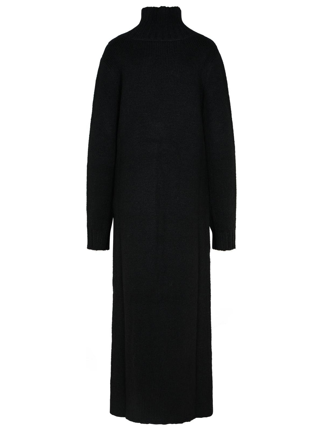 Jil Sander Black Alpaca Blend Dress Women