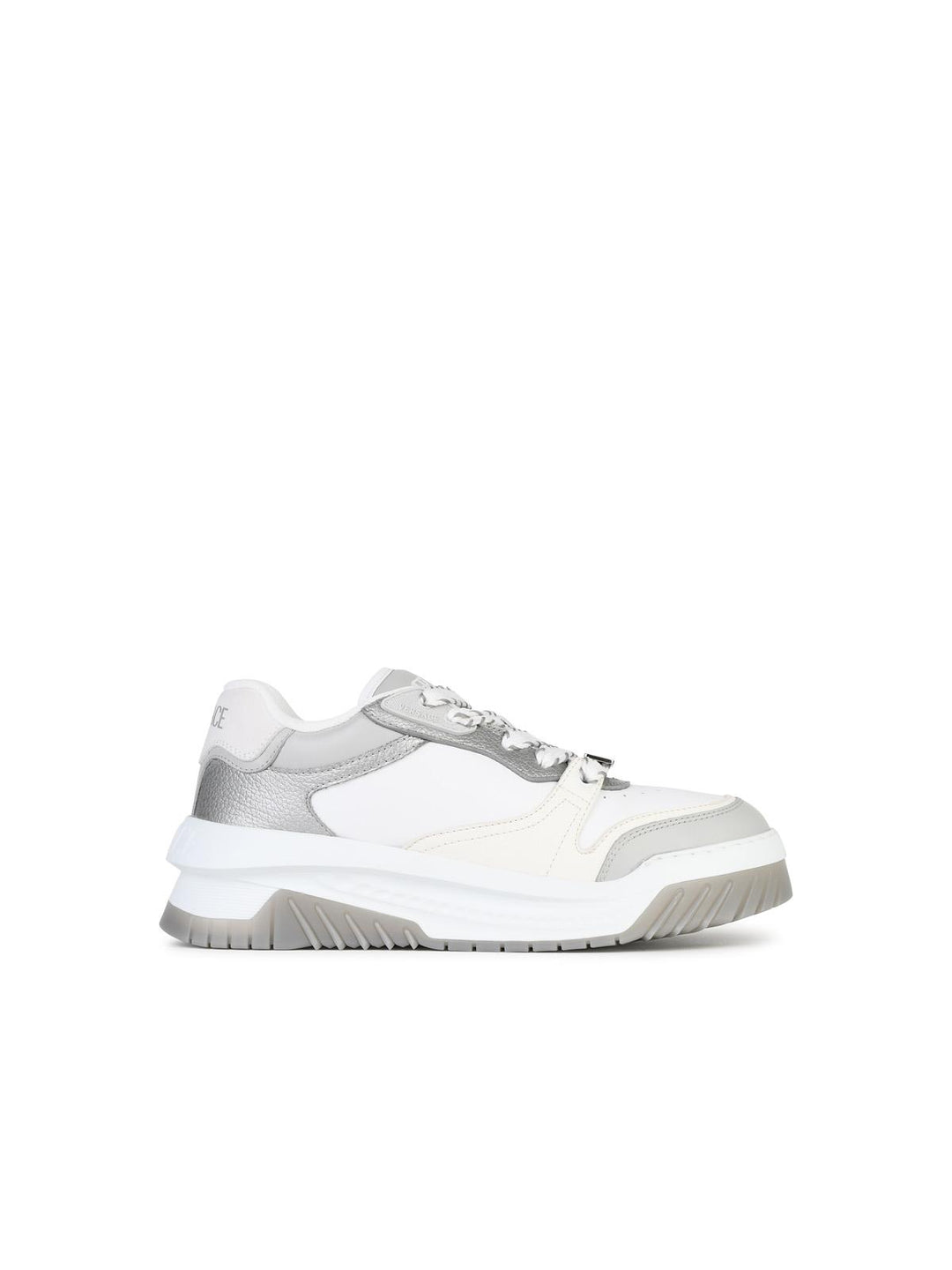 Versace 'Odissera' White Leather Sneakers Men