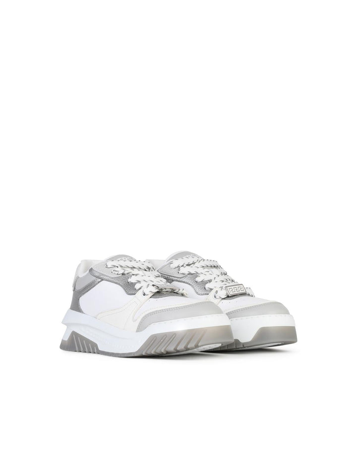 Versace 'Odissera' White Leather Sneakers Men