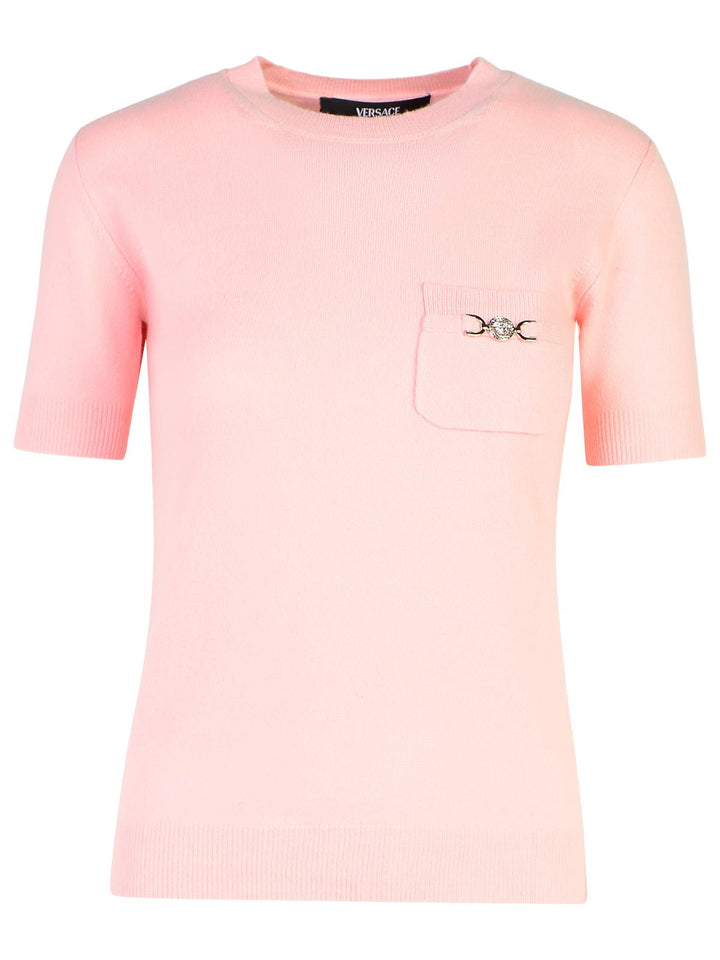 Versace Pink Cashmere Blend Sweater Women