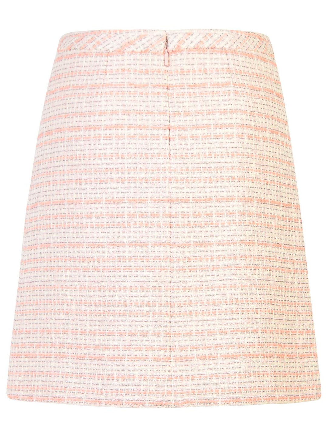Versace Pink Ribbed Blend Skirt Women