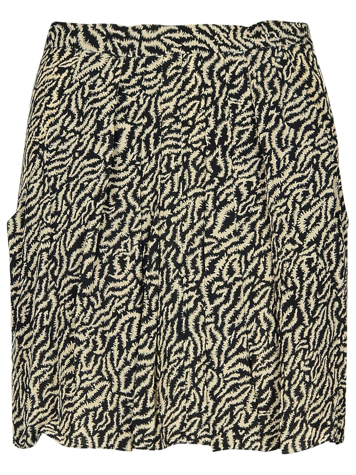 Isabel Marant Etoile 'Violaine' Two-Tone Viscose Miniskirt Women
