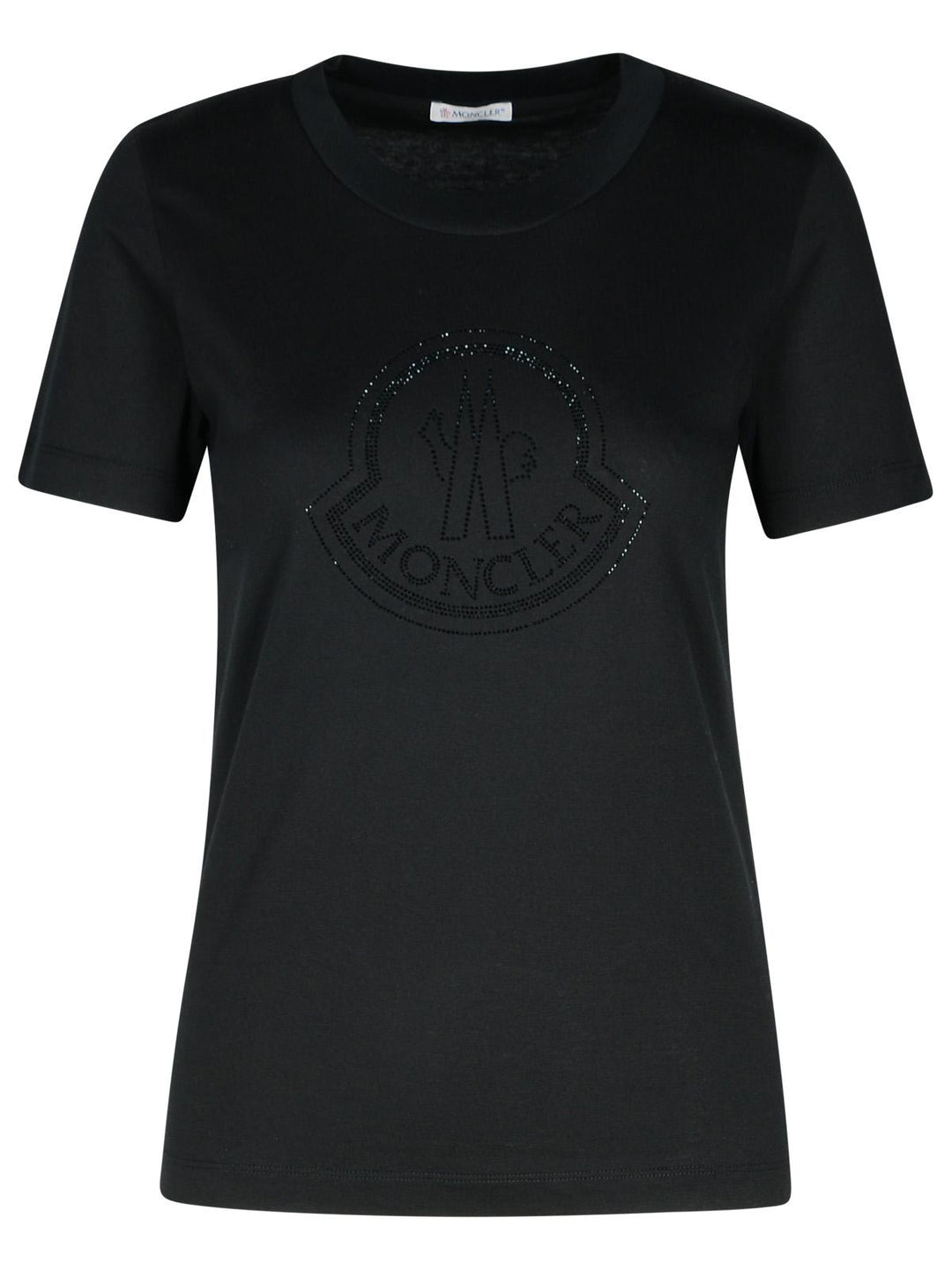 Moncler Black Cotton T-Shirt Women