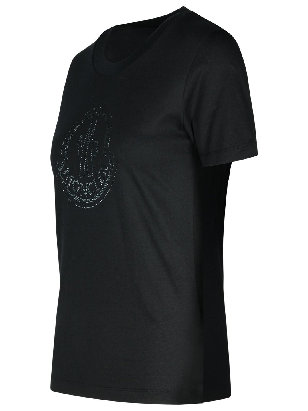 Moncler Black Cotton T-Shirt Women