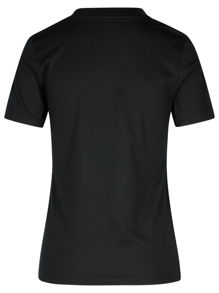 Moncler Black Cotton T-Shirt Women