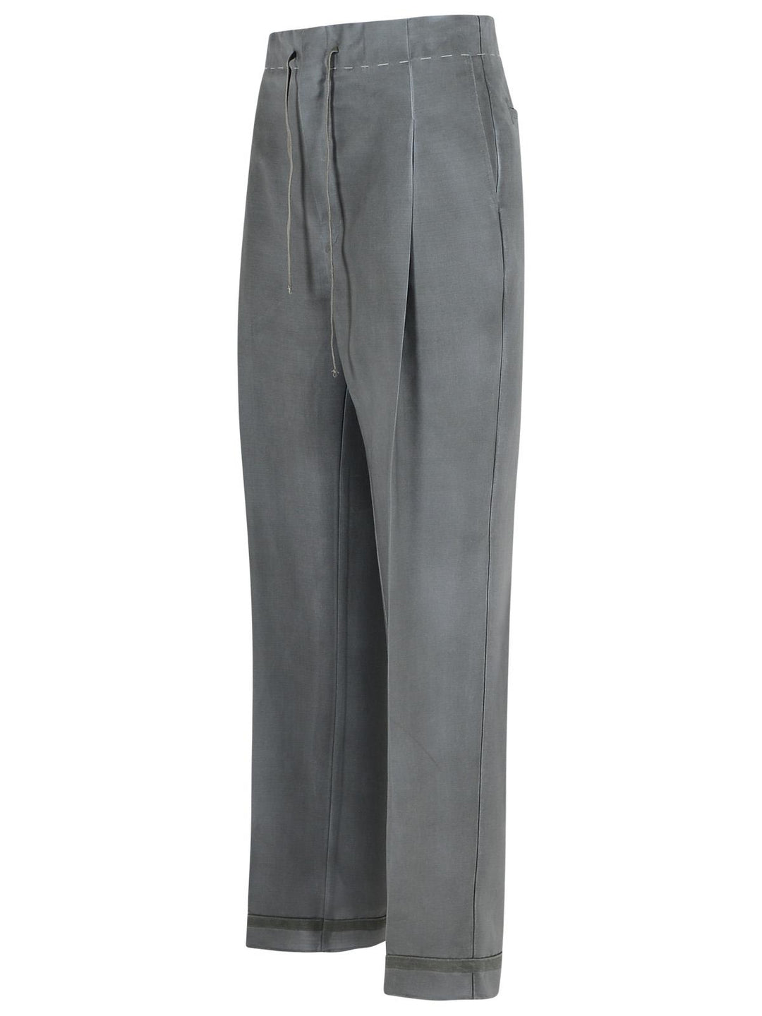 Maison Margiela Grey Mohair Blend Trousers Women