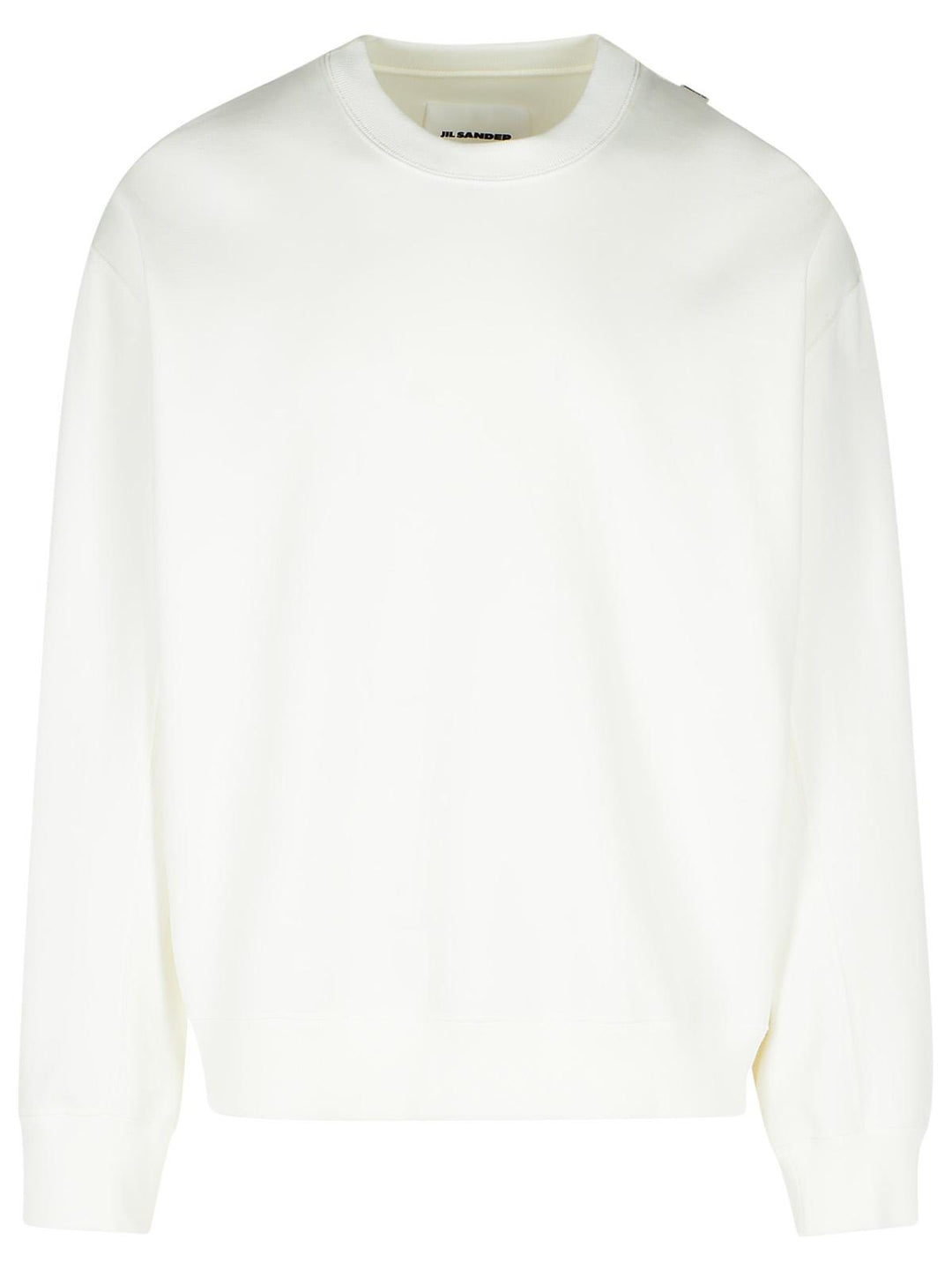 Jil Sander White Cotton Sweatshirt Men