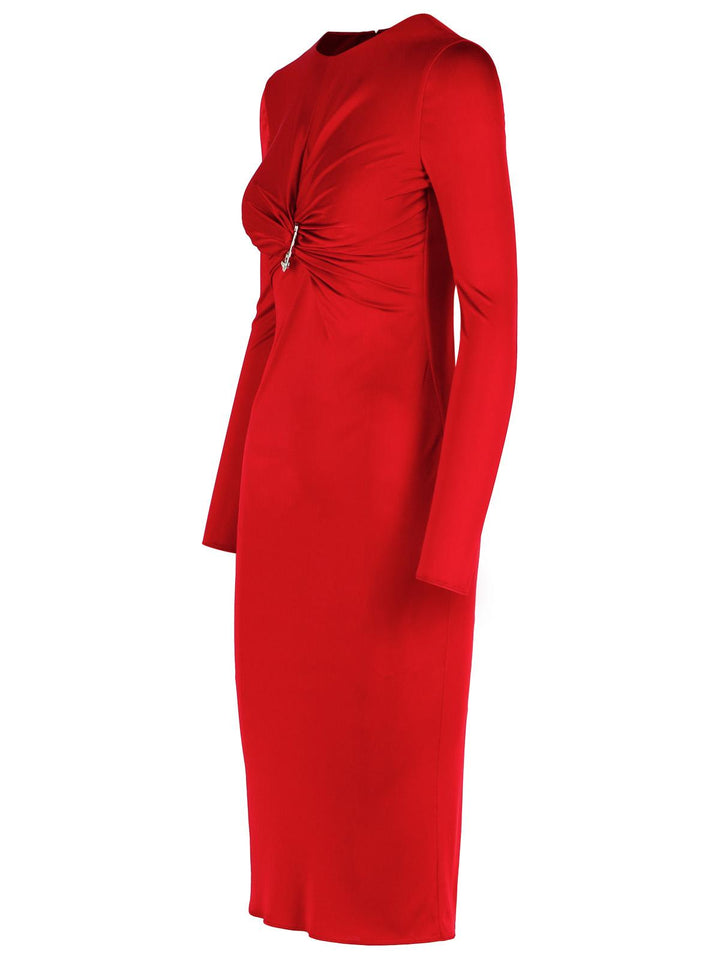 Versace 'Medusa' Red Viscose Dress Women