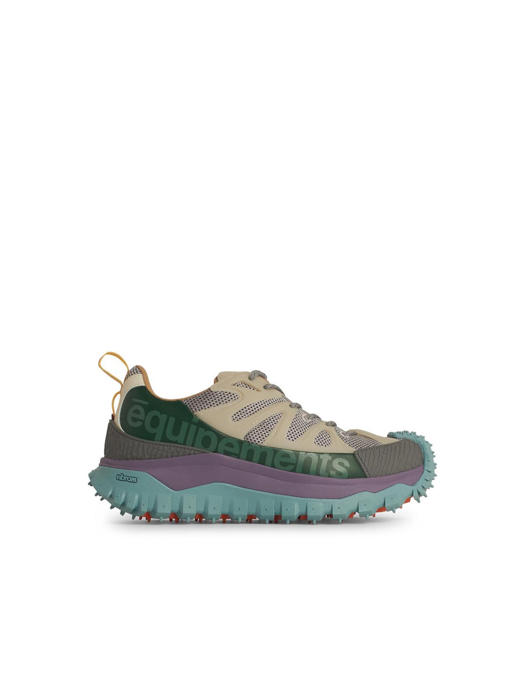 Moncler 'Trailgrip' Multicolor Leather Blend Sneakers Men