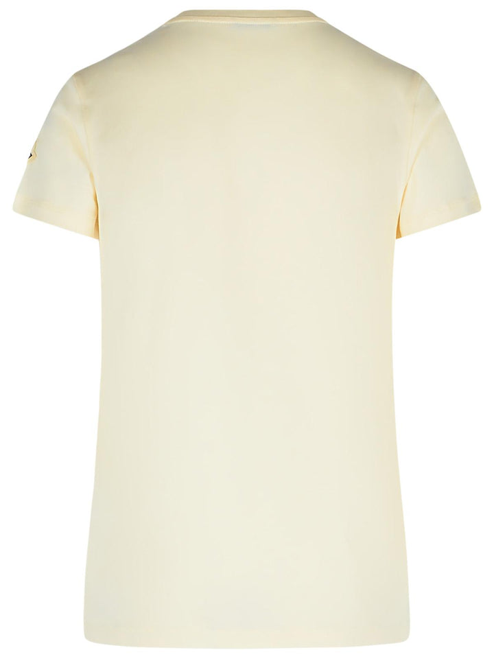 Moncler Cream Cotton T-Shirt Women