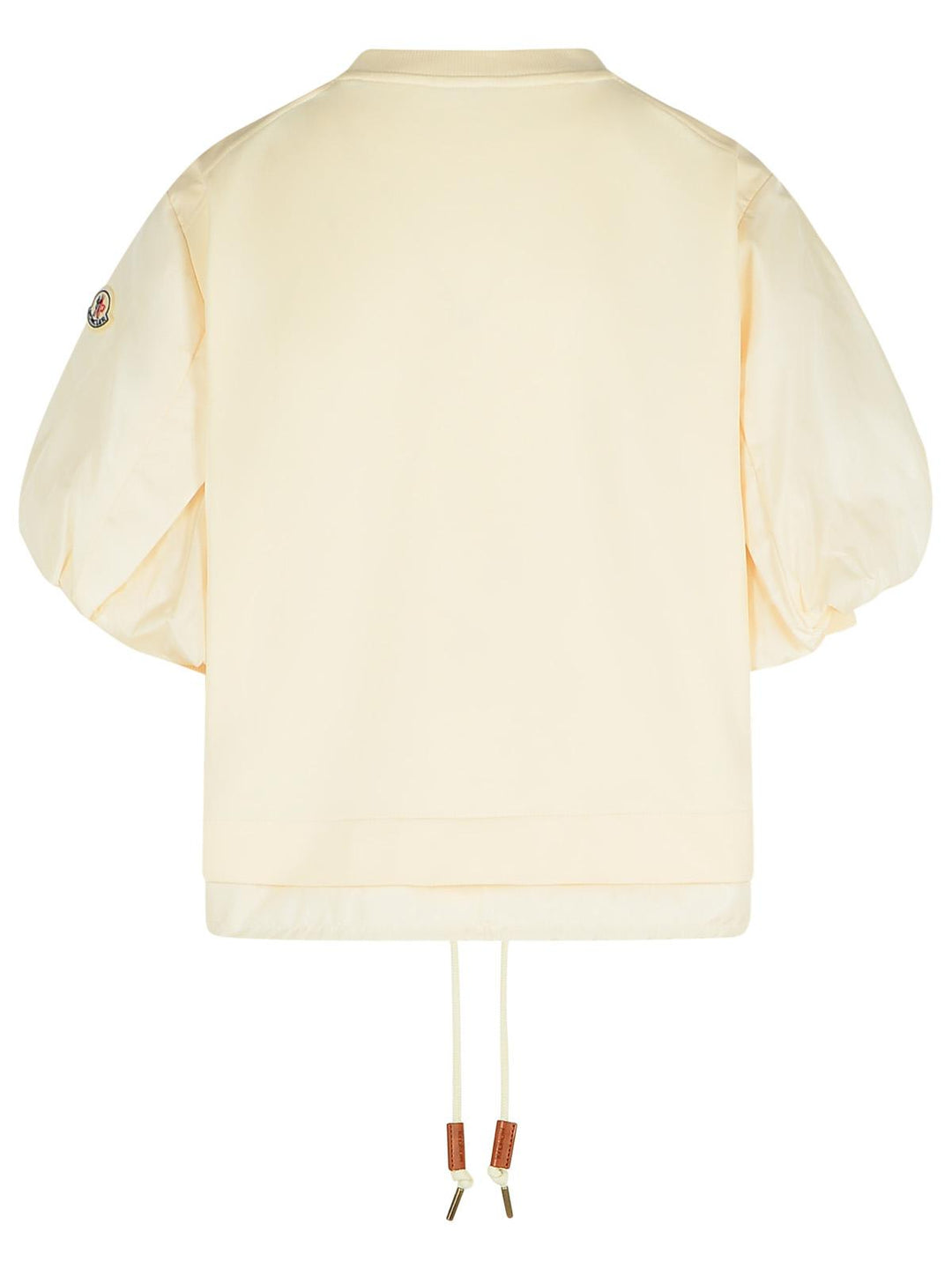 Moncler 'Over' Ivory Cotton T-Shirt Women