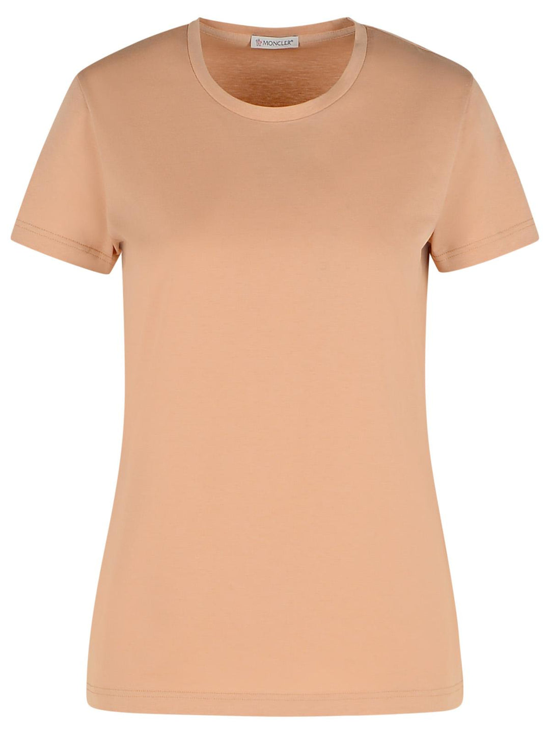 Moncler Pink Cotton T-Shirt Women