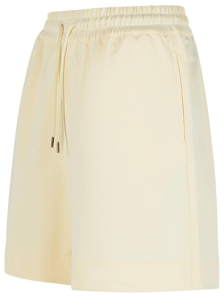 Moncler Cream Cotton Shorts Women