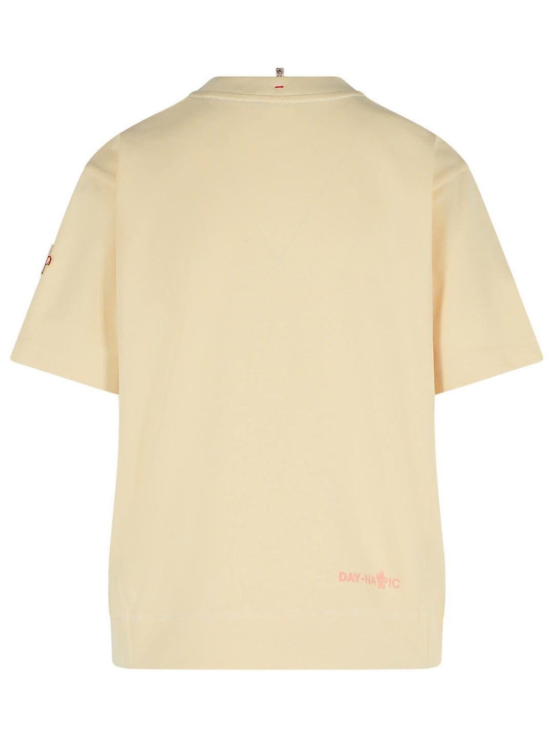 Moncler Grenoble Cream Cotton T-Shirt Women