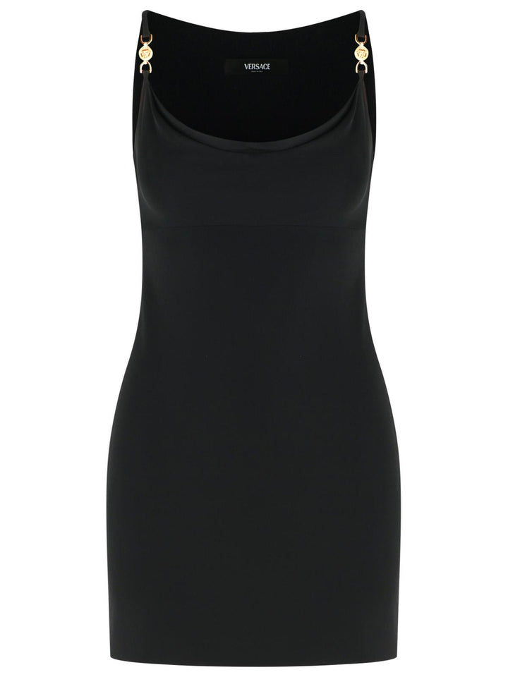 Versace Black Viscose Dress Women