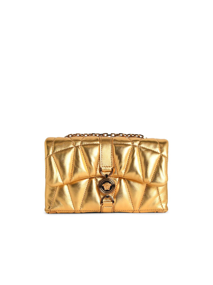 Versace 'Kleio' Mini Bag In Gold Nappa Leather Women