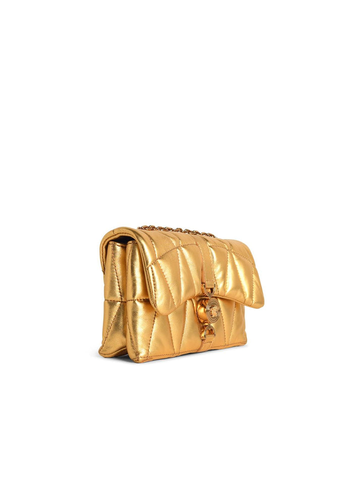 Versace 'Kleio' Mini Bag In Gold Nappa Leather Women